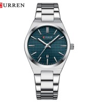 Curren 8349 – Silver Blue Watch For Women