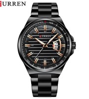 Curren 8375 Black Watch For Men