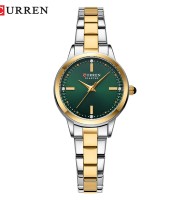 Curren 9094 Gold Green Watch For Women