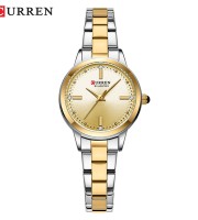 Curren 9094 Silver Gold Watch For Women