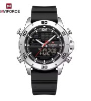 Naviforce 9253-T For Man – Silver Black