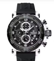 Naviforce 7123 For Men – Silver Black