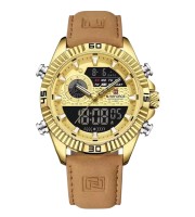 Naviforce 9262  Gold Men’s Quartz Wrist Watch