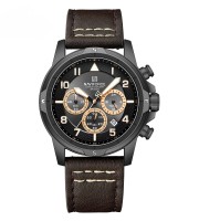 Naviforce NF8077 Black Coffee Watch For Mens