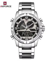 Naviforce 9257 For Men - Silver Gray