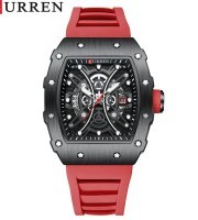 Curren 8438- Red Homage Of Richard Mille