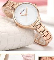 Curren 9015 Golden White