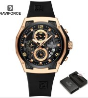 Naviforce Nf 8051t-Black and Rose Gold