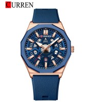 Curren 8437 Blue RoseGold Watch For Men