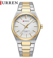 Curren 8439 CH – Silver Gold For Men