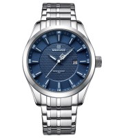 Naviforce 8032 Silver Blue Men’s Quartz Wrist Watch