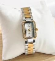 Caslex 70 Silver Gold White Watch For Women