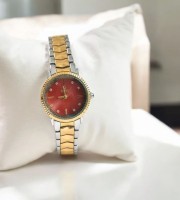 Caslex 50 Red Gold Womens Watch Price In Bangladesh