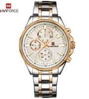 Naviforce 9089 CH – Silver Gold