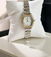 Caslex 22 Silver White Watch For Women