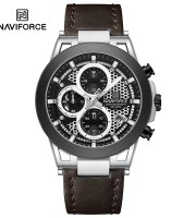 Naviforce NF 8074 Silver White Watch for Men