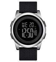 Skmei 1502 Silver Black Watch For Men