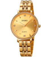 Skmei 2006 Gold Watch For Women