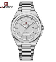 Naviforce Nf 9212- Silver White Watch Price In Bangladesh